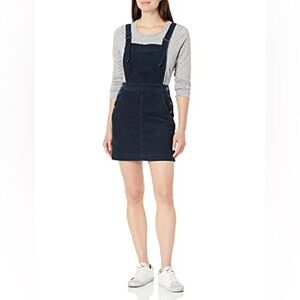 NWOT AG Jeans Blue Corduroy Pinafore Dress size Small